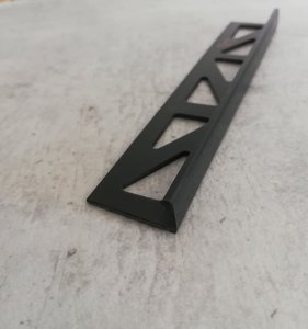 Lišta hliník L - Al 12,5 mm černá metalíza